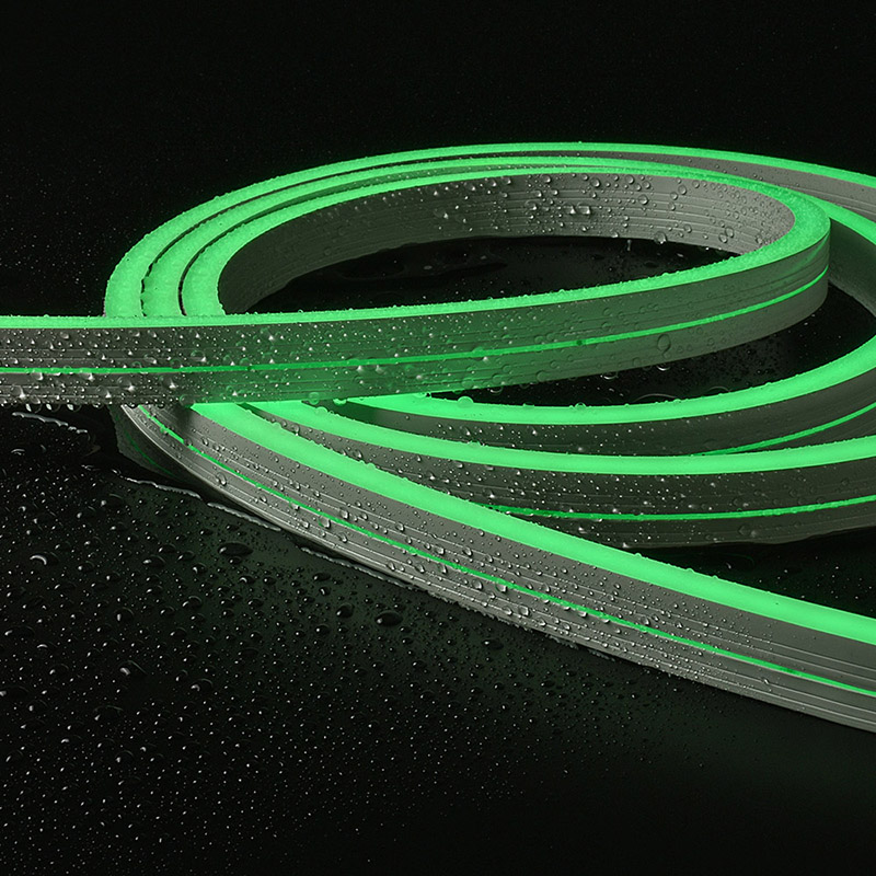 Flexible Silicone LED Diffuser Tube Outdoor Waterproof 120° Side Emitting 10*20mm
